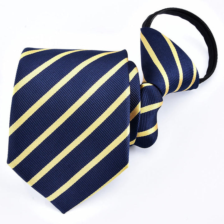 Luxuriöses Krawatten-Set für Herren aus blauem Sandstein: Krawattenklammer, Manschettenknöpfe und Krawatten - Stil Nr. 3 - image 5