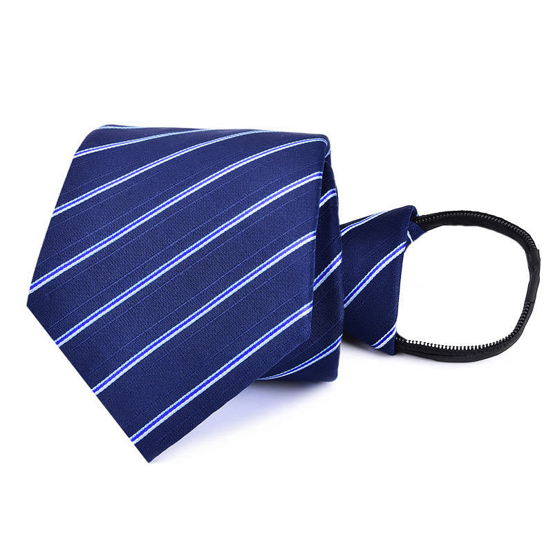 Luxuriöses Krawatten-Set für Herren aus blauem Sandstein: Krawattenklammer, Manschettenknöpfe und Krawatten - Stil Nr. 7 - image 9