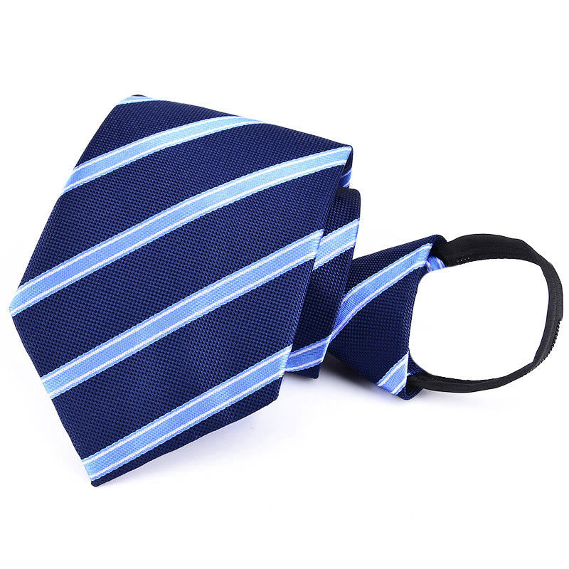 Luxuriöses Krawatten-Set für Herren aus blauem Sandstein: Krawattenklammer, Manschettenknöpfe und Krawatten - Stil Nr. 6 - image 8