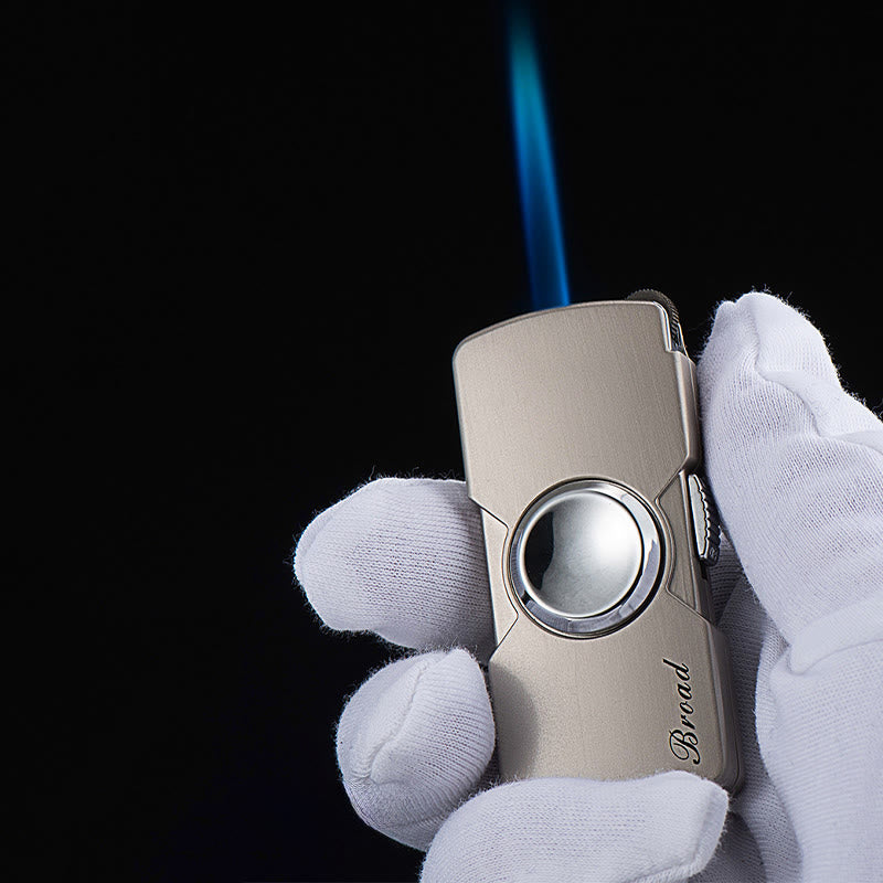 Fingertip Gyro Straight Windproof Blue Flame Feuerzeug - image 1