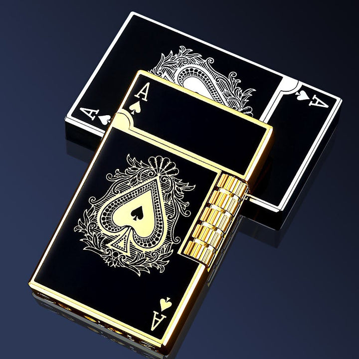Metal Creative Poker Spades Ein Butanfeuerzeug - image 4