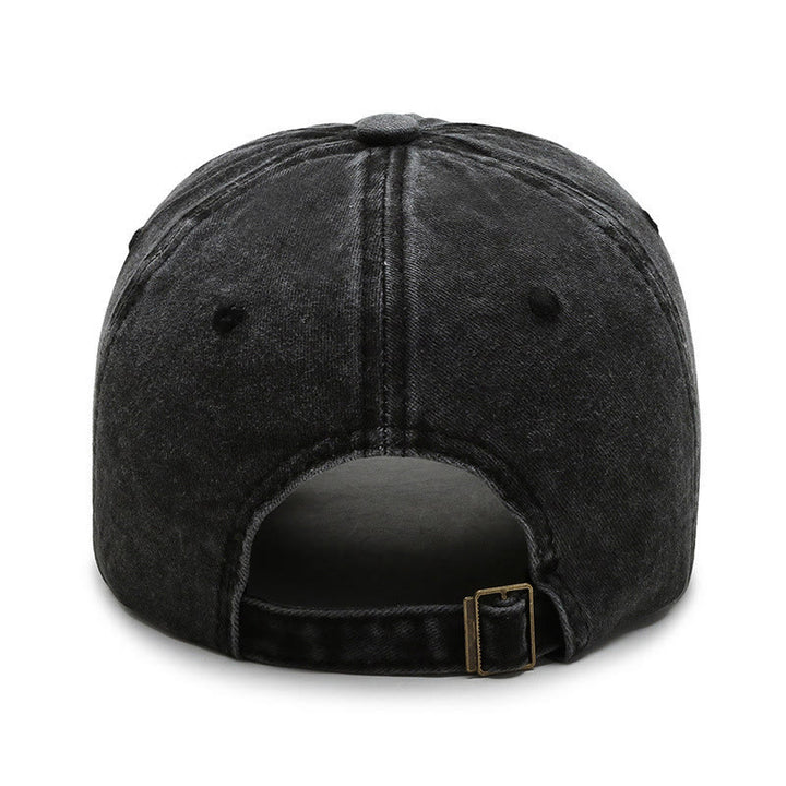 Baseballkappe aus gewaschener Baumwolle mit aufgesticktem Patch von New Story - image 3