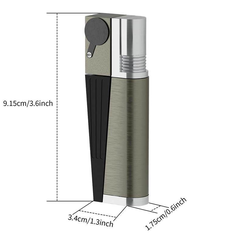 2-in-1 Kreatives Falt-Pfeifen-Butanfeuerzeug - image 7