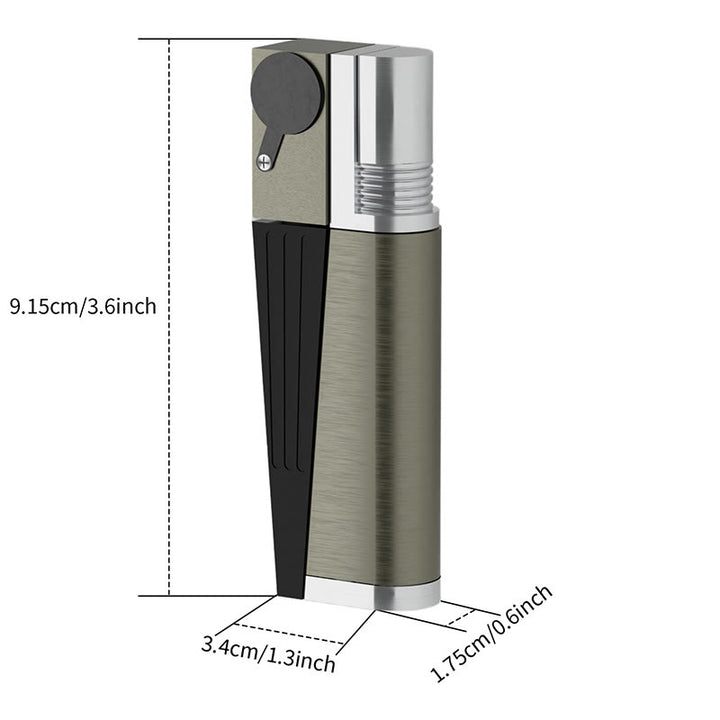 2-in-1 Kreatives Falt-Pfeifen-Butanfeuerzeug - image 7
