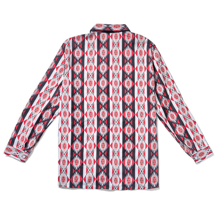 Herren-Westernhemd mit Navajo-Geometrie-Print - image 5