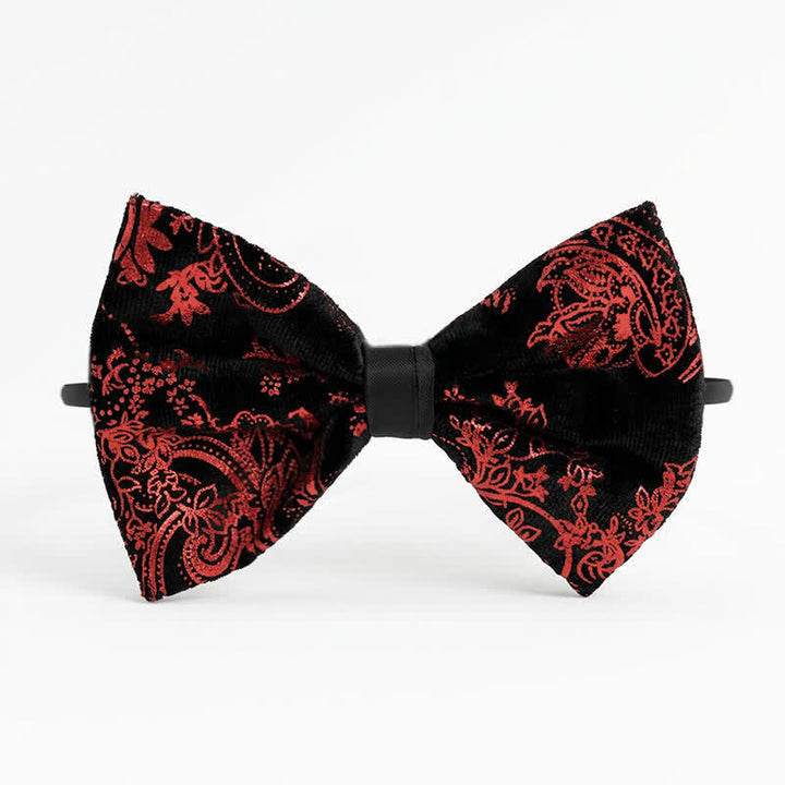 Elegante Herrenweste mit Paisley-Heißprägung, V-Ausschnitt und Fliege - image 10