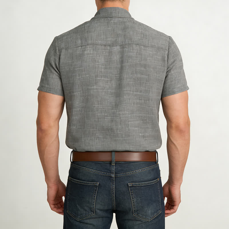 Herren-Freizeithemd im Westernstil mit Brusttaschen - image 3