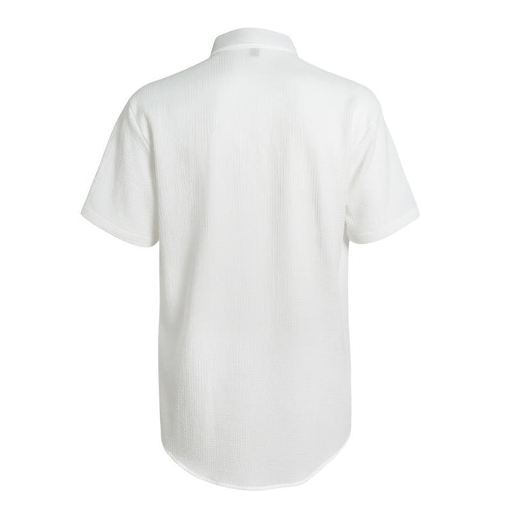 Herren-Sommerhemd in Unifarbe mit Reverstasche - image 9