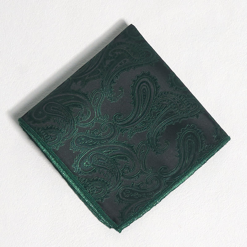 3-teiliges elegantes Herren-Anzugwesten-Set mit Paisley-Jacquardmuster - image 15