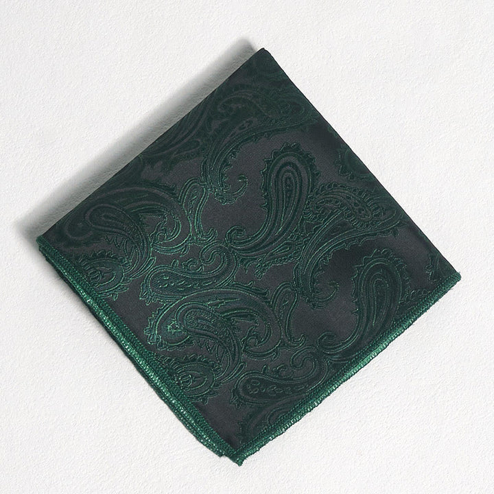 3-teiliges elegantes Herren-Anzugwesten-Set mit Paisley-Jacquardmuster - image 15