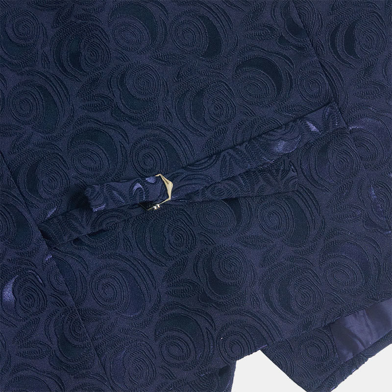 Herren-Anzugweste mit Paisleymuster und drei Taschen - image 9