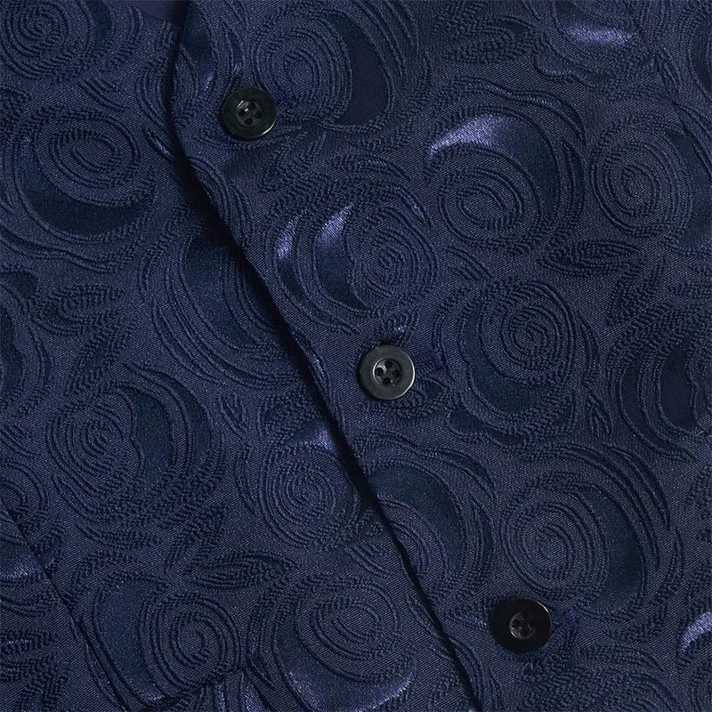 Herren-Anzugweste mit Paisleymuster und drei Taschen - image 8