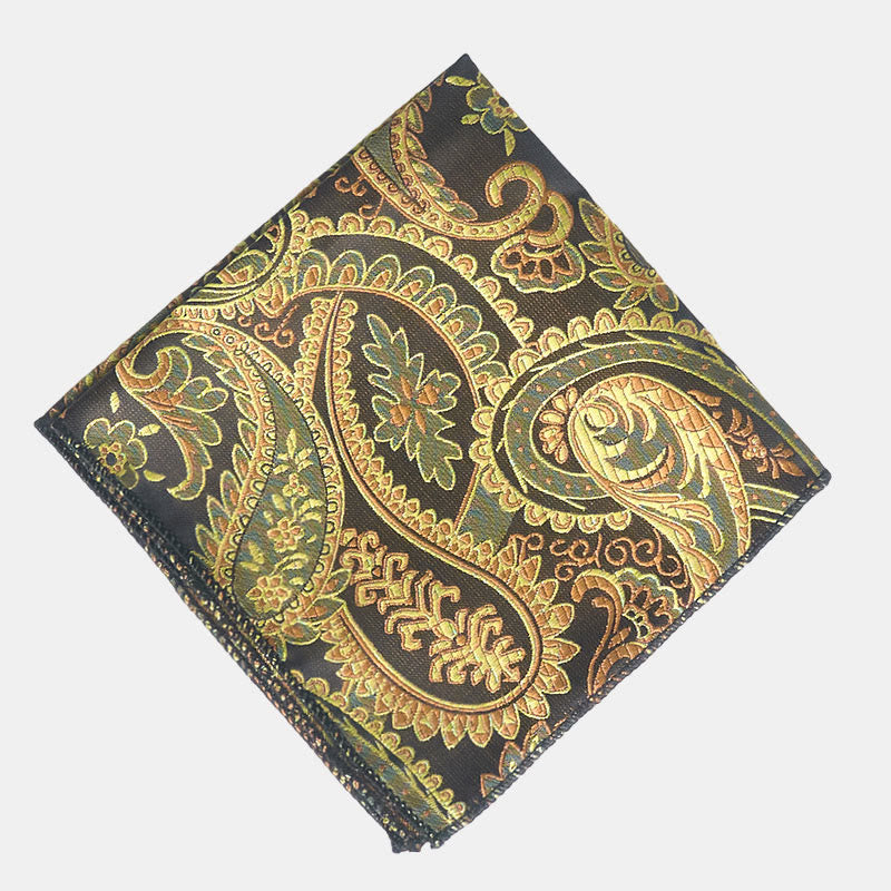 3-teiliges Herren-Westen-Set mit Jacquard-Paisley-Muster - image 11