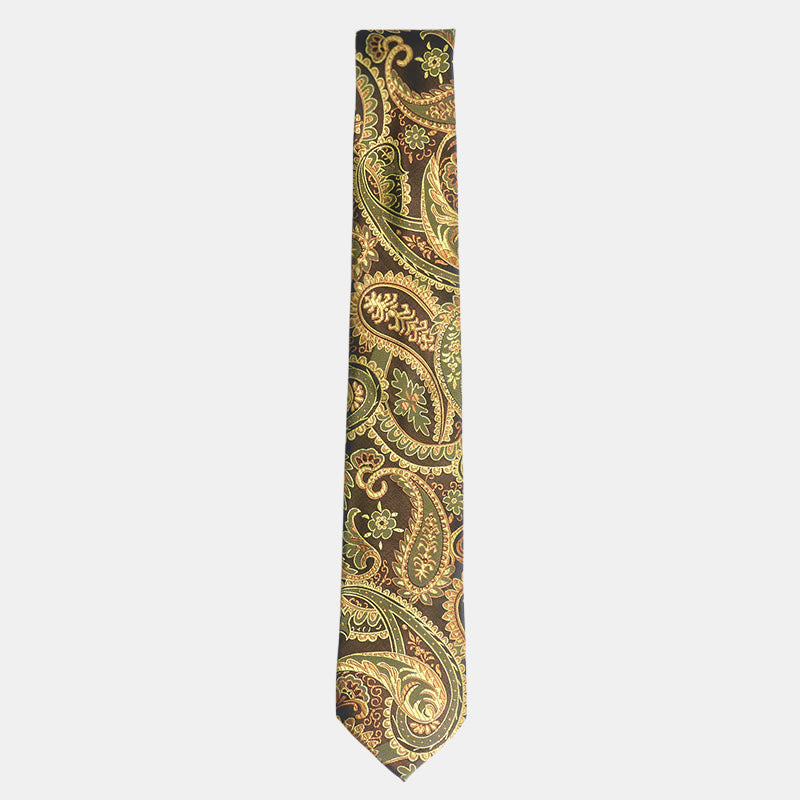 3-teiliges Herren-Westen-Set mit Jacquard-Paisley-Muster - image 12