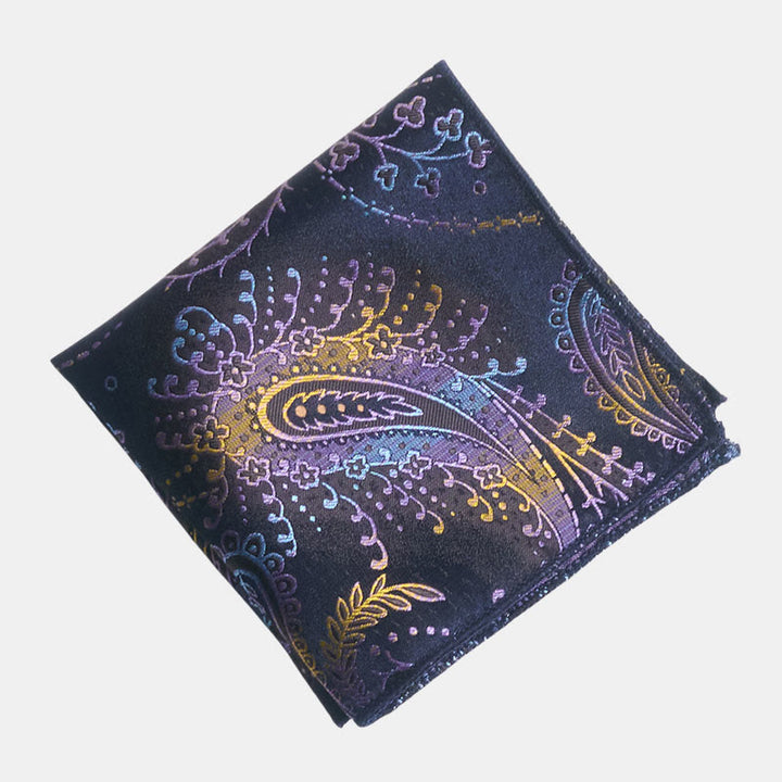 3-teiliges Herren-Anzugwesten-Set im Retro-Paisley-Muster - image 12