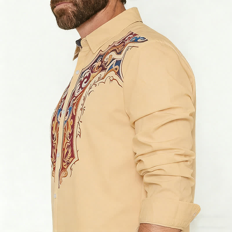 Traditionelles Herrenhemd im Cowboy-Stil mit 3D-Druck - image 3