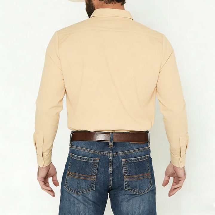 Traditionelles Herrenhemd im Cowboy-Stil mit 3D-Druck - image 2