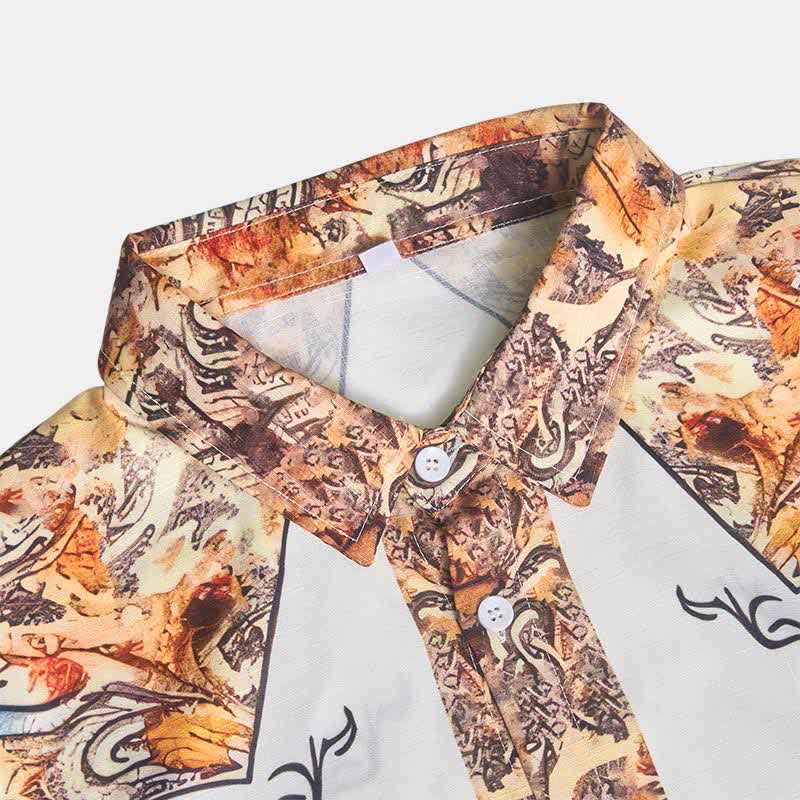 Herren-Retro-Westernhemd mit Paisley-Muster und 3D-Druck - image 6
