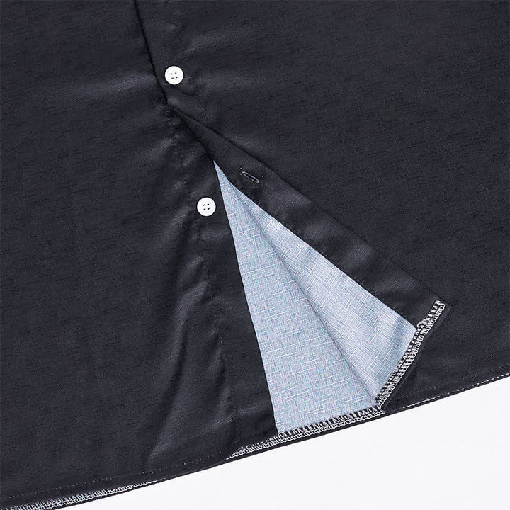 Herren-Hemd mit Pferdeprint im Color-Block-Design - image 6