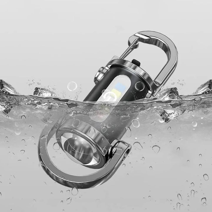 Multifunktionale, wasserdichte Mini-LED-Taschenlampe, tragbarer Schlüsselanhänger - image 1
