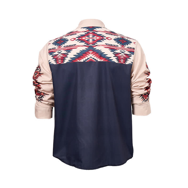Rugged Spirit Herren-Westernhemd mit Aztekenmuster - image 8