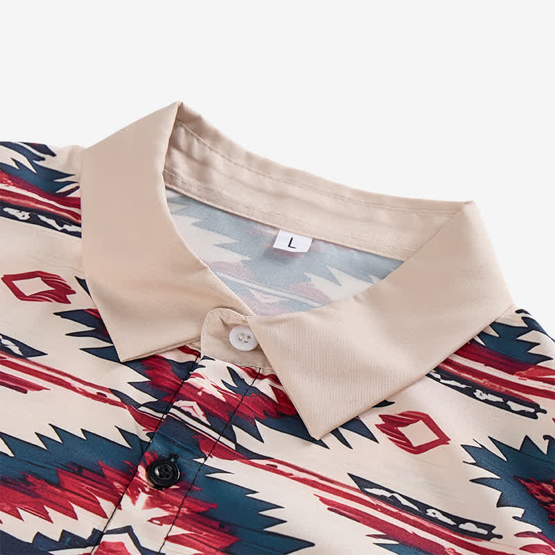 Rugged Spirit Herren-Westernhemd mit Aztekenmuster - image 4