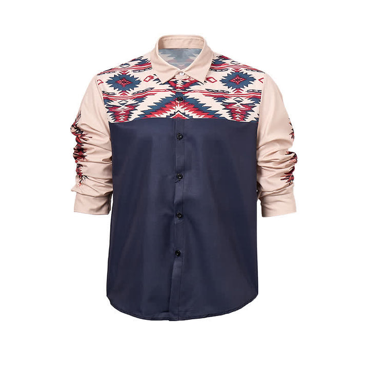 Rugged Spirit Herren-Westernhemd mit Aztekenmuster - image 9