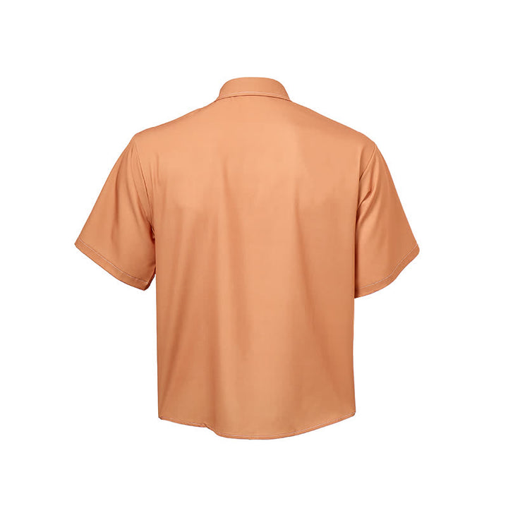 Herrenhemd im Western-Ethno-Stil mit aztekischem geometrischem Muster - image 9