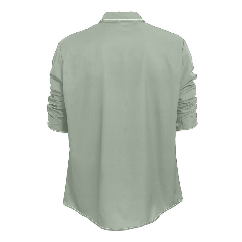 Elegantes Herrenhemd im Retro-Stil mit langen Ärmeln - image 26