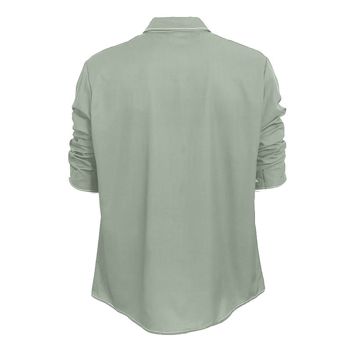Elegantes Herrenhemd im Retro-Stil mit langen Ärmeln - image 26