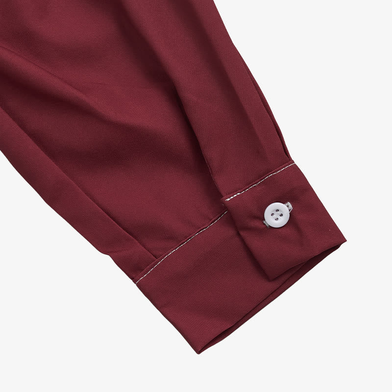 Elegantes Herrenhemd im Retro-Stil mit langen Ärmeln - image 7