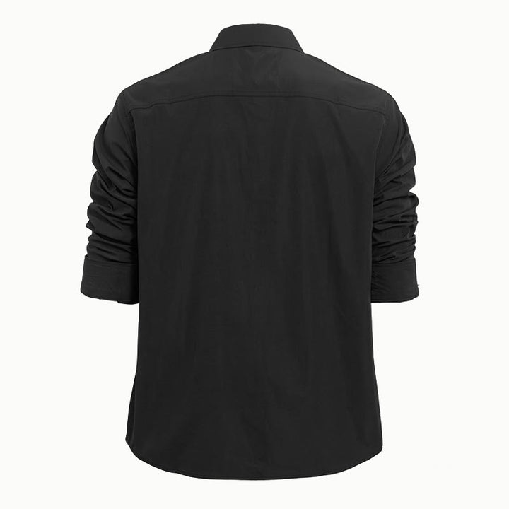Herren-Outdoor-Arbeitshemd mit doppelter Tasche und langen Ärmeln - image 12