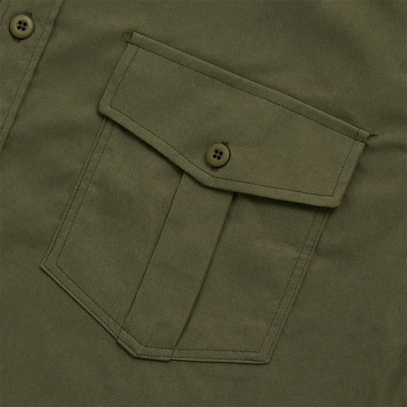 Herren-Outdoor-Arbeitshemd mit doppelter Tasche und langen Ärmeln - image 6