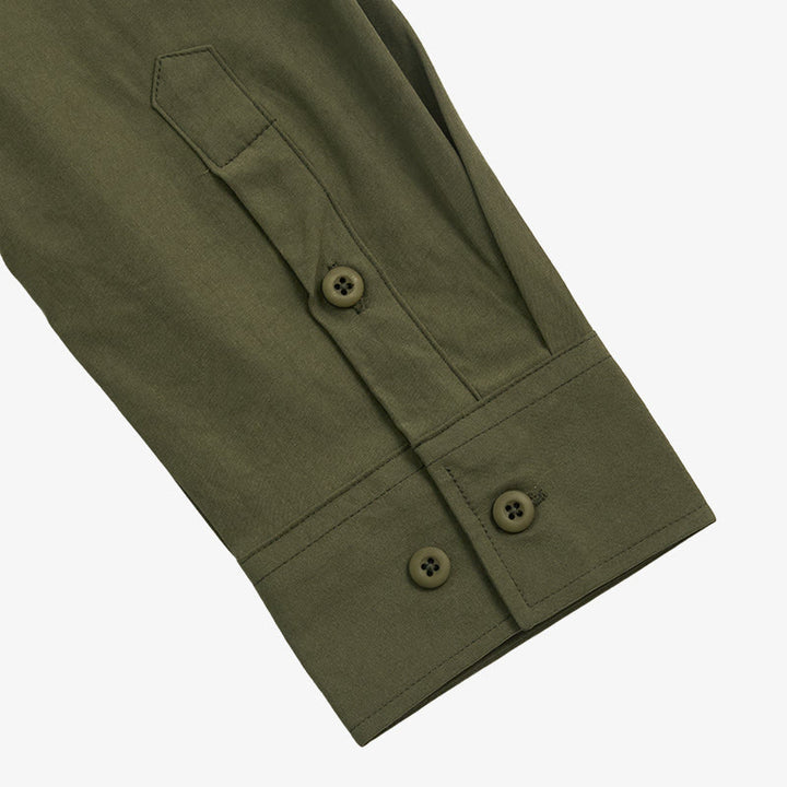 Herren-Outdoor-Arbeitshemd mit doppelter Tasche und langen Ärmeln - image 8