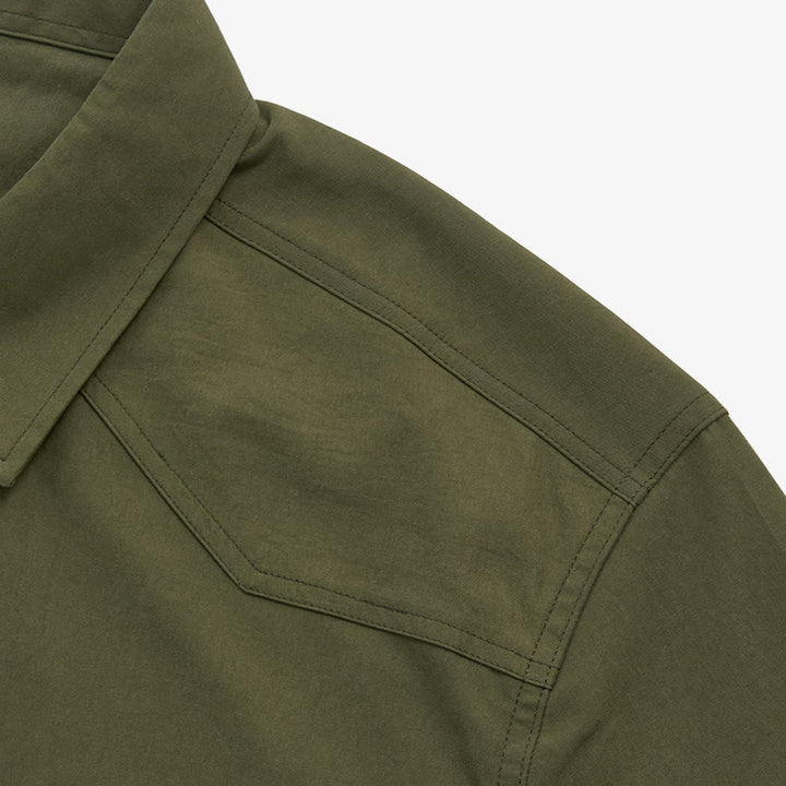 Herren-Outdoor-Arbeitshemd mit doppelter Tasche und langen Ärmeln - image 9