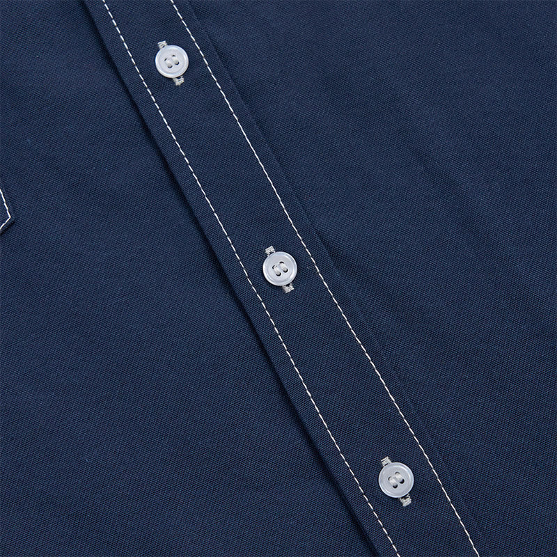 Herren Retro Western Freizeithemd mit Knopfleiste und langen Ärmeln - image 15
