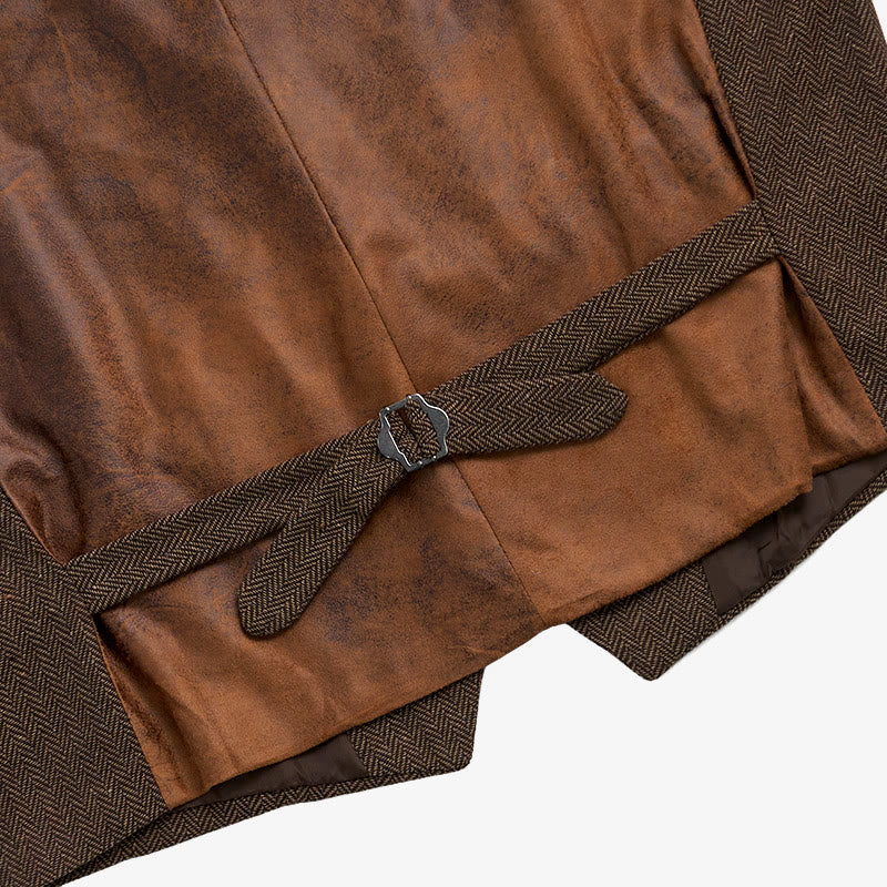 Herren-Business-Casual-Weste mit lockerer Passform und V-Ausschnitt - image 9