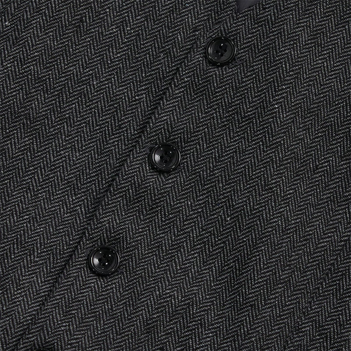 Herren-Business-Casual-Weste mit lockerer Passform und V-Ausschnitt - image 13