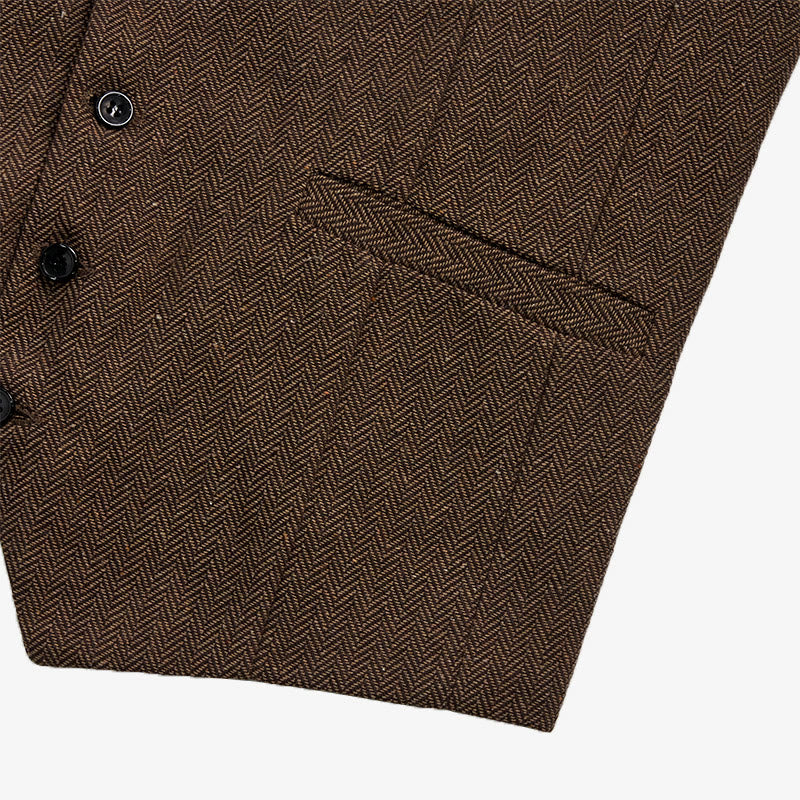 Herren-Business-Casual-Weste mit lockerer Passform und V-Ausschnitt - image 11