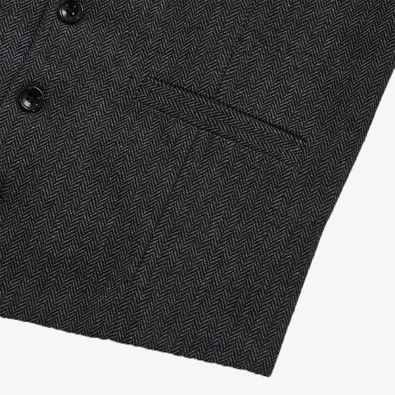Herren-Business-Casual-Weste mit lockerer Passform und V-Ausschnitt - image 15
