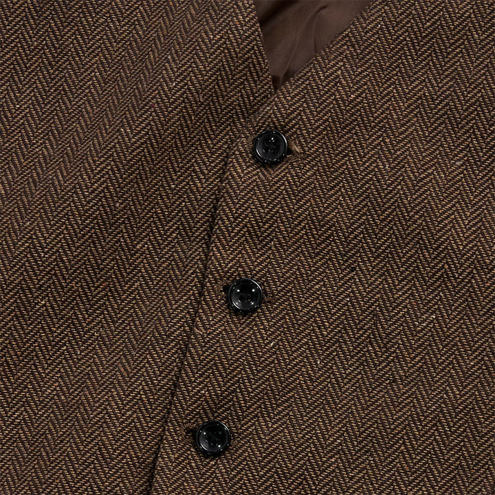 Herren-Business-Casual-Weste mit lockerer Passform und V-Ausschnitt - image 8