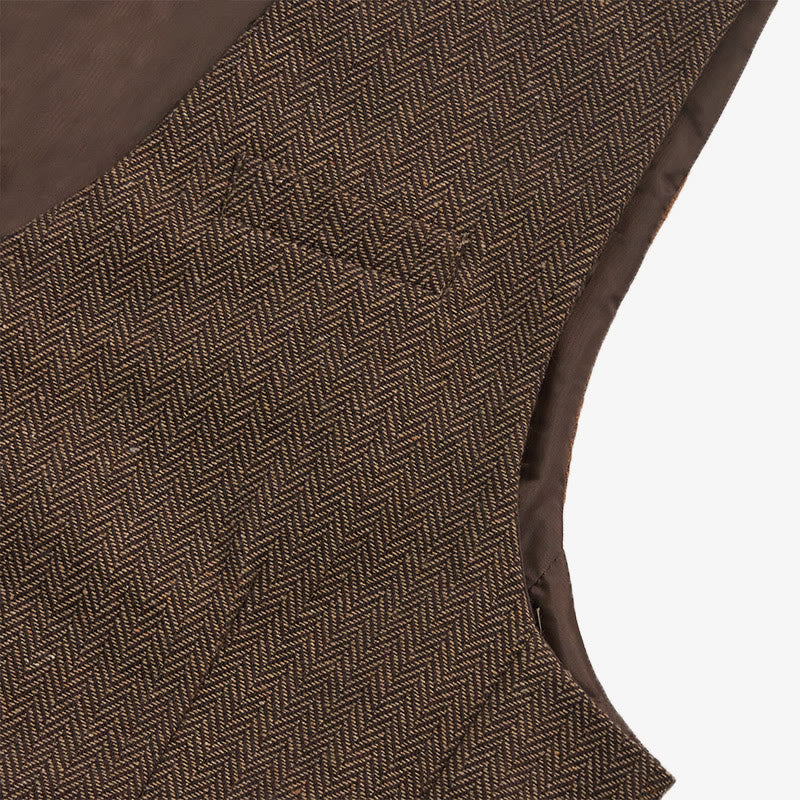 Herren-Business-Casual-Weste mit lockerer Passform und V-Ausschnitt - image 12