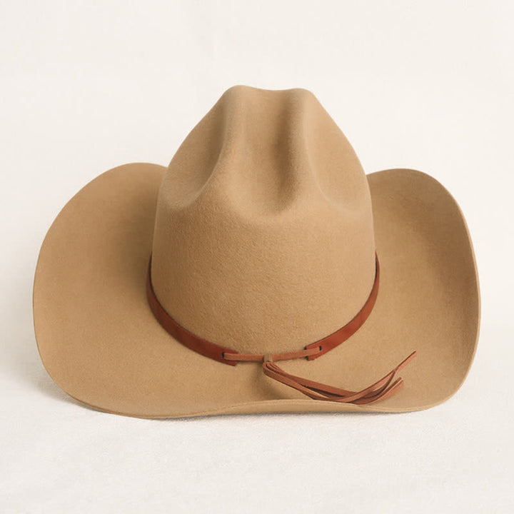 Stilvoller Nietenbesetzter Klassischer Kamel Cowboyhut - image 5