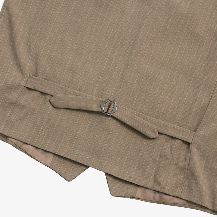 Herren-Anzugweste mit Nadelstreifen, mehreren Taschen und elegantem Business-Stil - image 10