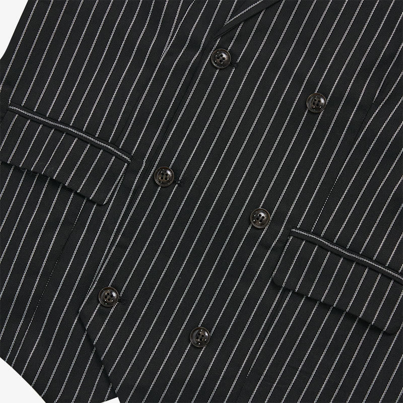Slim-Fit-Streifenweste für Herren, eleganter Anzug - image 10
