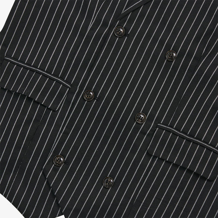 Slim-Fit-Streifenweste für Herren, eleganter Anzug - image 10