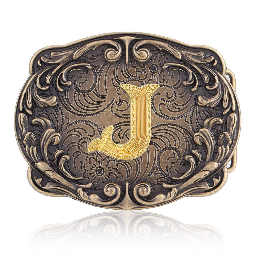 Retro-Ledergürtel mit Totem-Motiv und Western-Motiv (DIY-Schnalle) - J - Ohne Gürtel - image 14