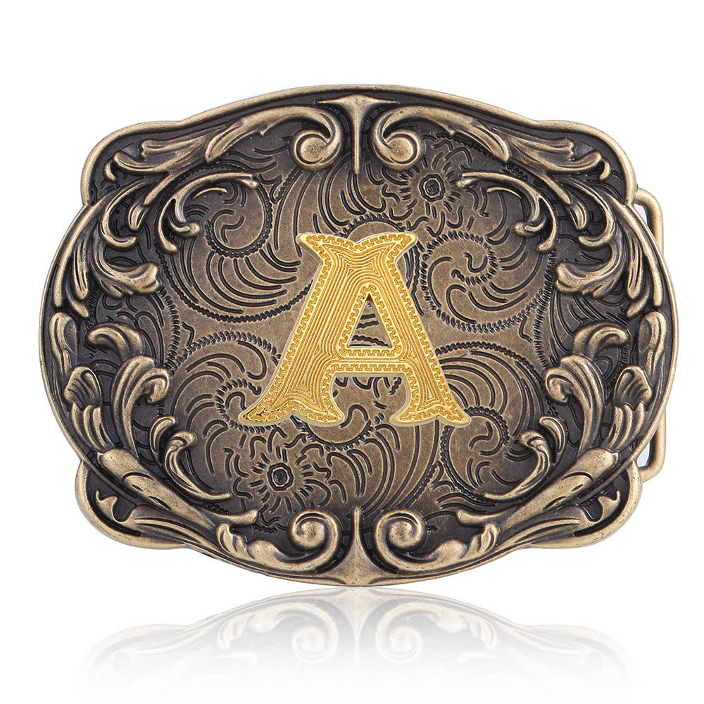 Retro-Ledergürtel mit Totem-Motiv und Western-Motiv (DIY-Schnalle) - A - Ohne Gürtel - image 5