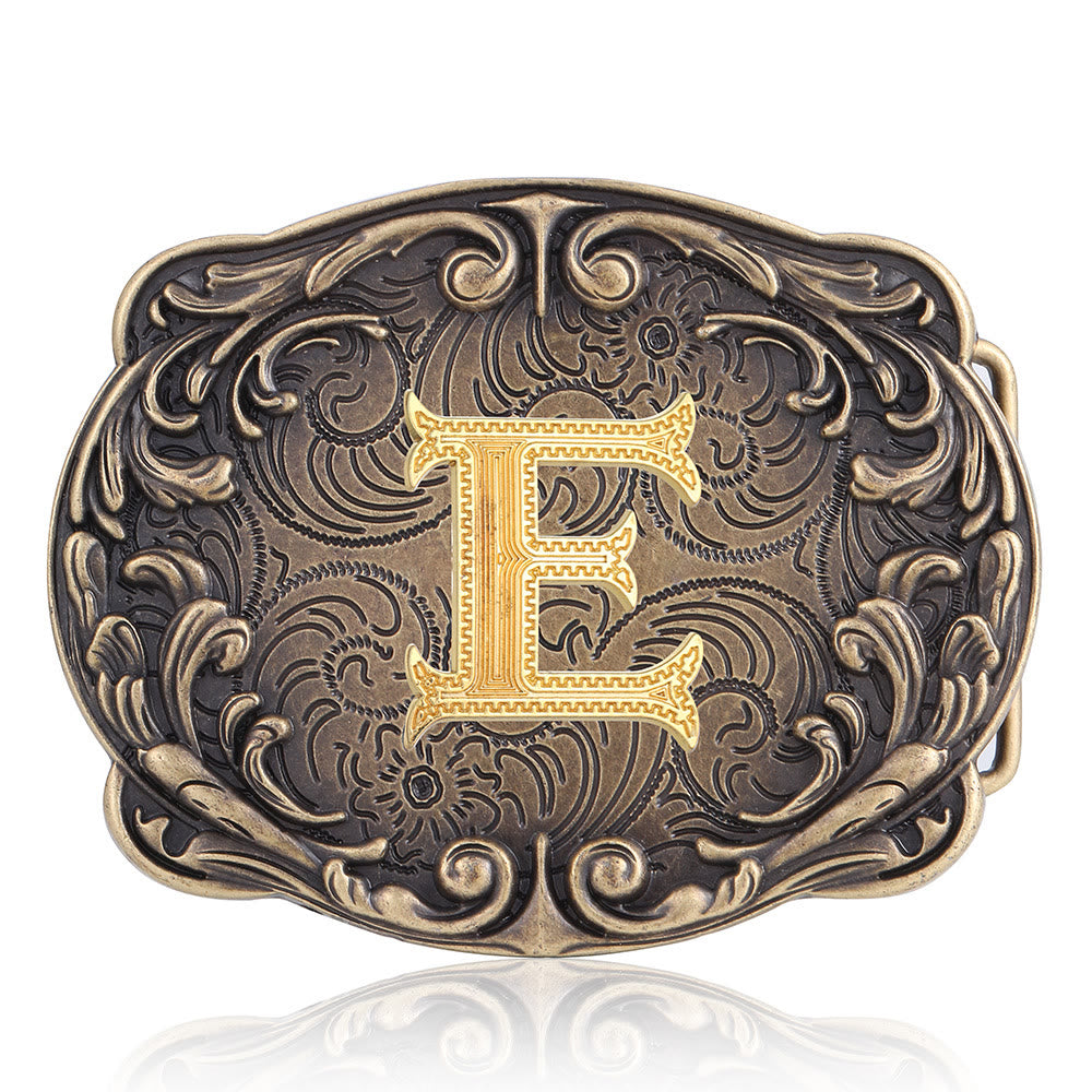 Retro-Ledergürtel mit Totem-Motiv und Western-Motiv (DIY-Schnalle) - E - Ohne Gürtel - image 9