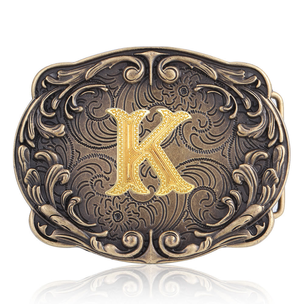 Retro-Ledergürtel mit Totem-Motiv und Western-Motiv (DIY-Schnalle) - K - Ohne Gürtel - image 15